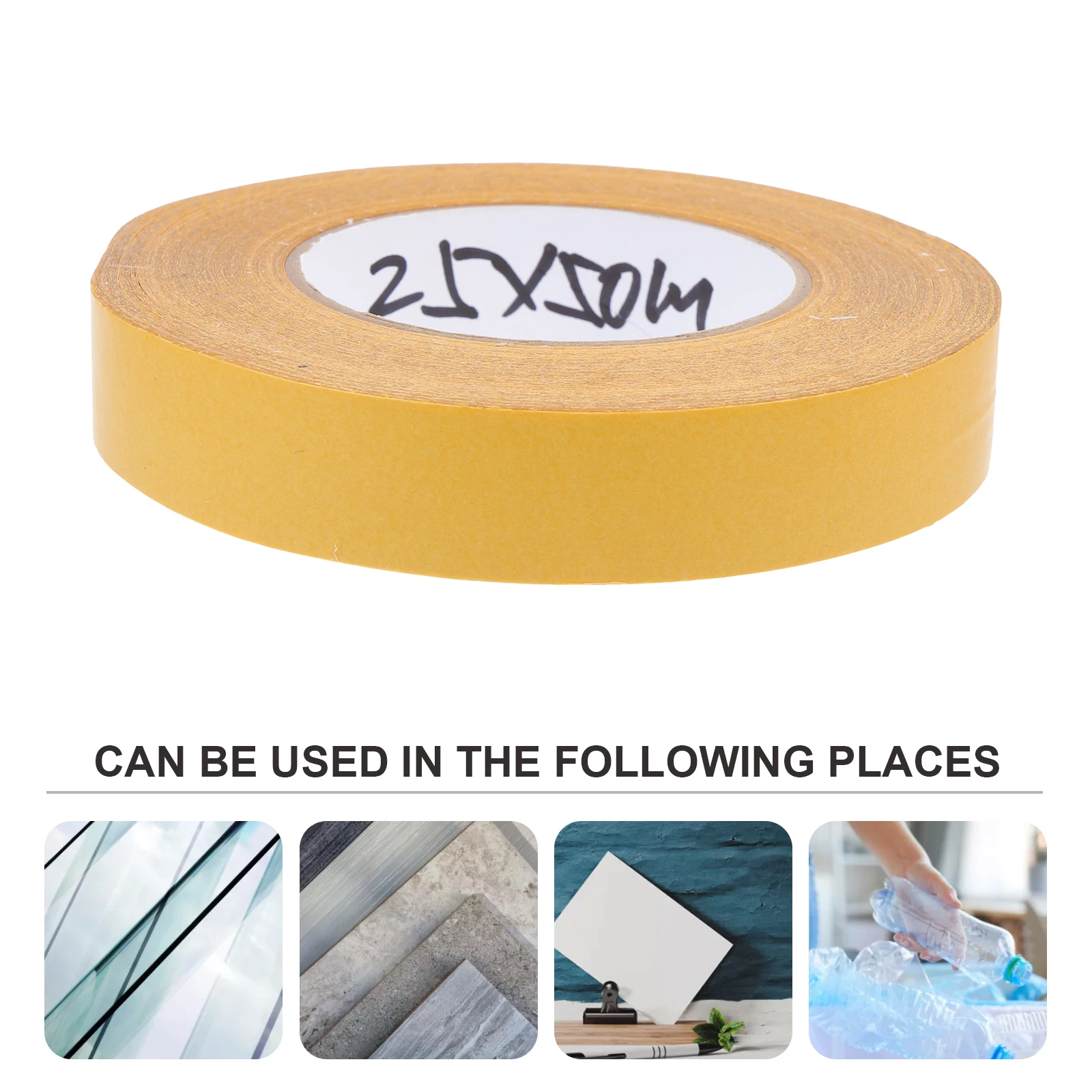 

1-рулонная упаковка из стекловолокна, двухсторонняя прочная клейкая лента без остатков, армированная тканевая лента для доставки, сетка для офисного использования