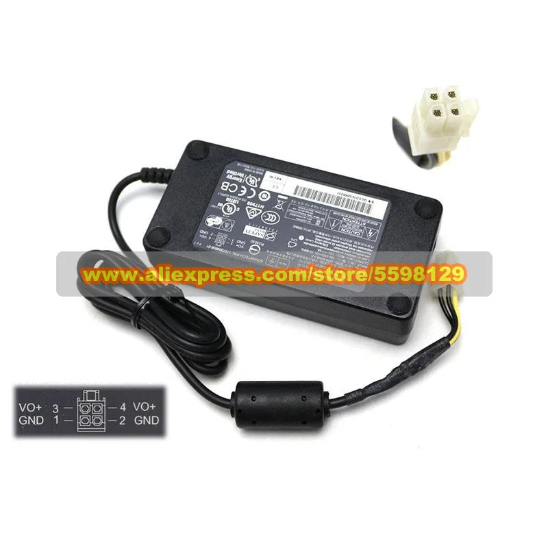 Genuine Delta DPS-60AB-3 A AC Adapter 12V 5A 60W Charger for ADVANTECH 1757004658-01 Power Supply Molex 4 Pins