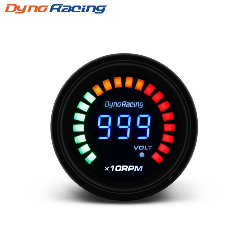 

Car Modification Cycle Counter LEDScale+Digital Display Two-in-One Racing Instrument 12VUniversal