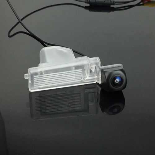 Imagen 2 del producto Cámara de visión trasera VKAUTO Fish Eye para SSangYong Actyon Sport 2010 ~ 2019 CCD visión nocturna HD cámara de estacionamiento inverso de respaldo