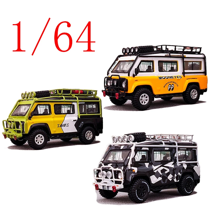 ماستر دييكاست 1/64 مقياس لاند روفر سبيكة نموذج سيارات لاند روفر ديفندر فان لعب المركبات لعب للأولاد هدية الصندوق الأصلي #1