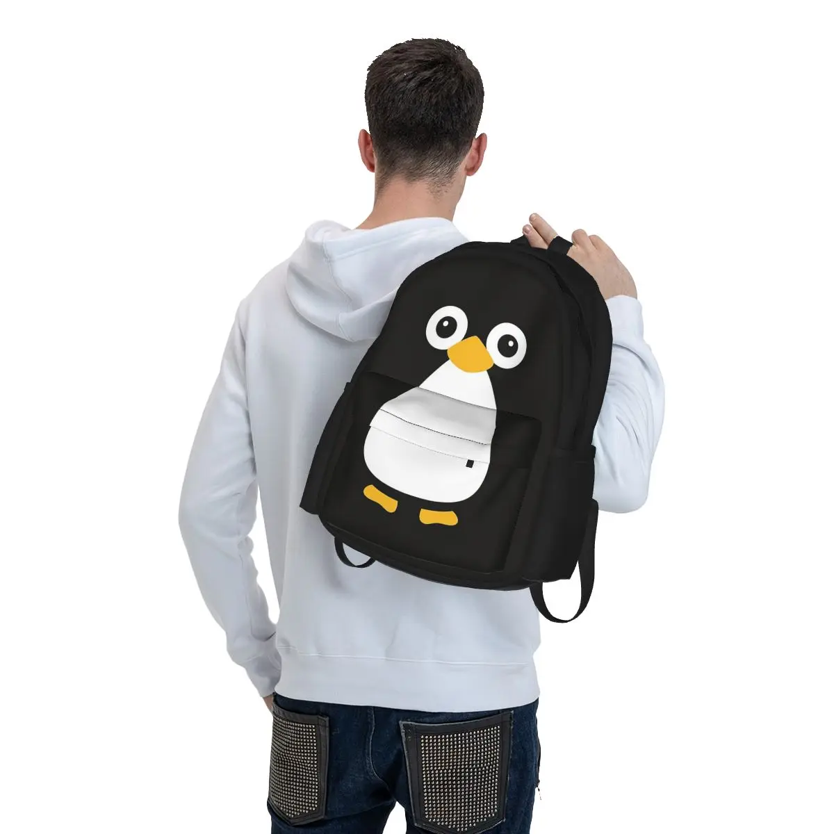 Cute Vector Penguin zaini ragazzi ragazze Bookbag borse da scuola per bambini Cartoon Kids zaino da viaggio zaino a tracolla