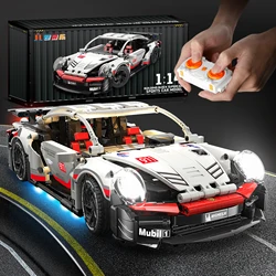 Technical APP Remote Control Moter Power Sport Car Building Blocks Bricks Speed Racing Supercar Sets Toys For Kids Models Gifts