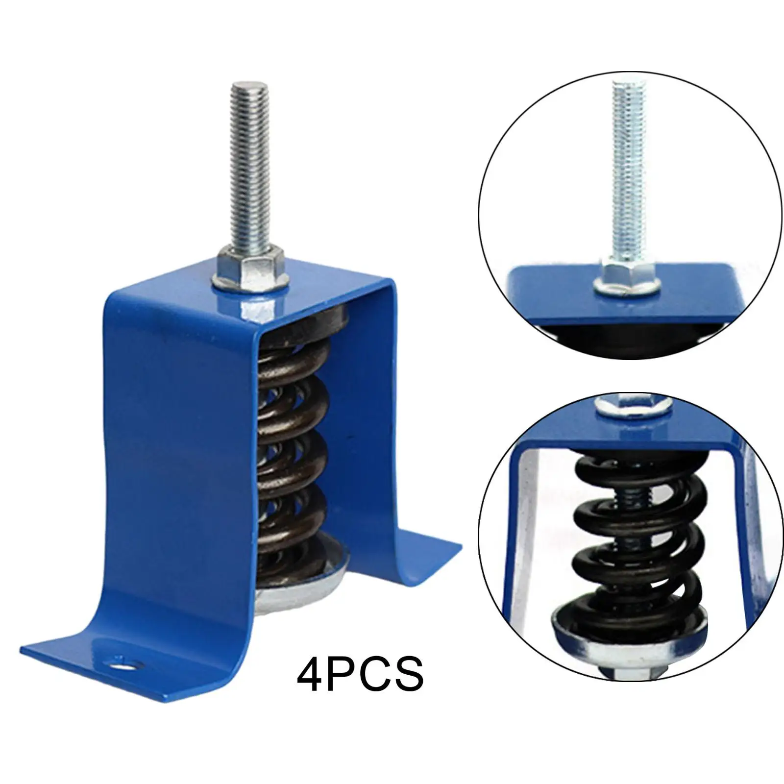 

4Pcs Spring Vibration Isolator Supports Easy Installation Soundproof Hangers for Industrial HVAC Home KTV Air Handling Units
