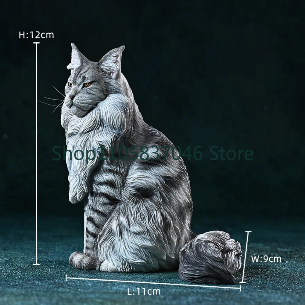 Pet figurine sitting posture cool and handsome simulation model ornament