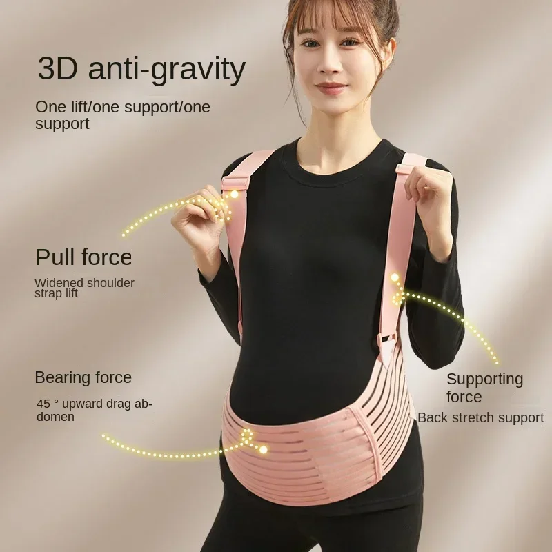 Pregnant Women S Support Belly Band Adjustable Waist Care Maternity Abdomen Brace Protector Breathable Clothing Accessory