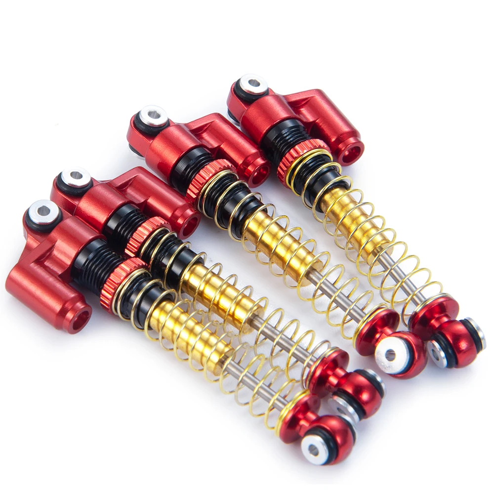 MIBIDAO 43mm Aluminum Shocks Absorber Damper for Axial SCX24 Deadbolt Chevrolet Wrangler Gladiator Bronco 1/24 RC Crawler Car