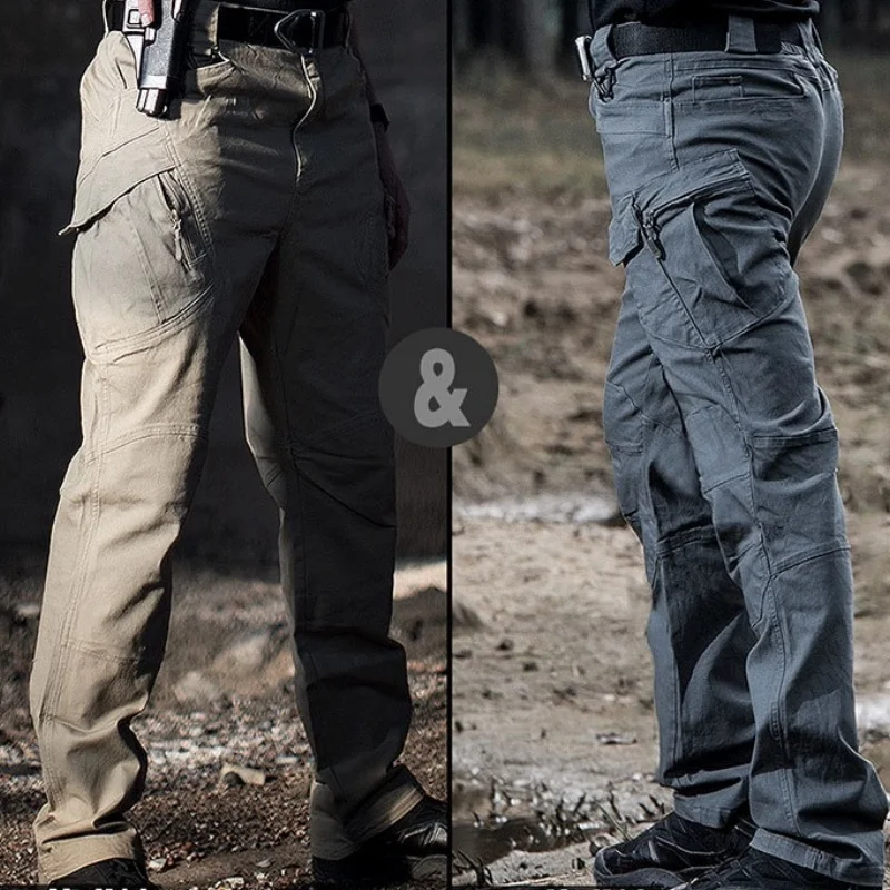 

2024 Fishing City Tactical Cargo Pants Classic Outdoor Hiking Trekking Tactical Joggers Pant Camouflage Multi Pocket Trousers