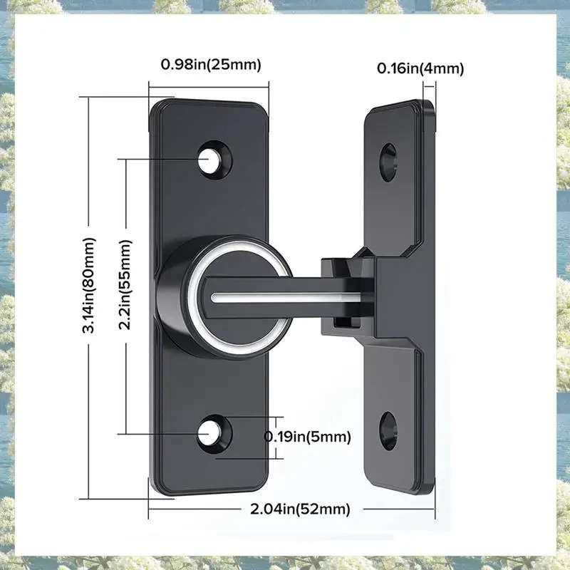 Новинка-3X, фурнитура для дверного замка сарая, 90-градусные сверхмощные защелки для ворот, откидная защелка, защитный дверной болт, замок с защелкой, 1 шт.