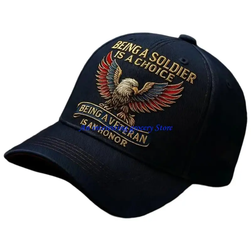 652D Veterans Baseball Cap Cotton Veterans Commemorative Hat Providing Shade And Breathability For Casual And Active Use