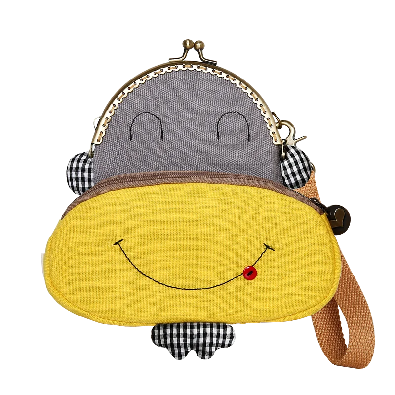 

Women Mini Wallets Cartoon Potato Metal Coin Purses Kids Clutch Money Bags Female Pouch Hasp Change Purse Cute Girls Coin Wallet