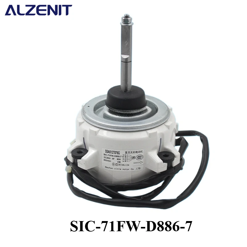 

New For Mitsubishi Air Conditioner Outdoor Unit DC Fan Motor SIC-71FW-D886-7 DC280V SSA512T076G 86WConditioning Parts