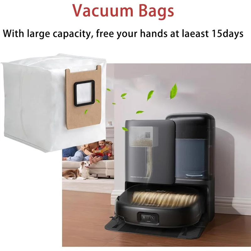 

【Shop-Now】For Eufy E25 Omni/E28 Omni Replacement Kit- Robot Vacuum,Accessories Main Side Brush Hepa Filter Mop Cloth Dust Bag In