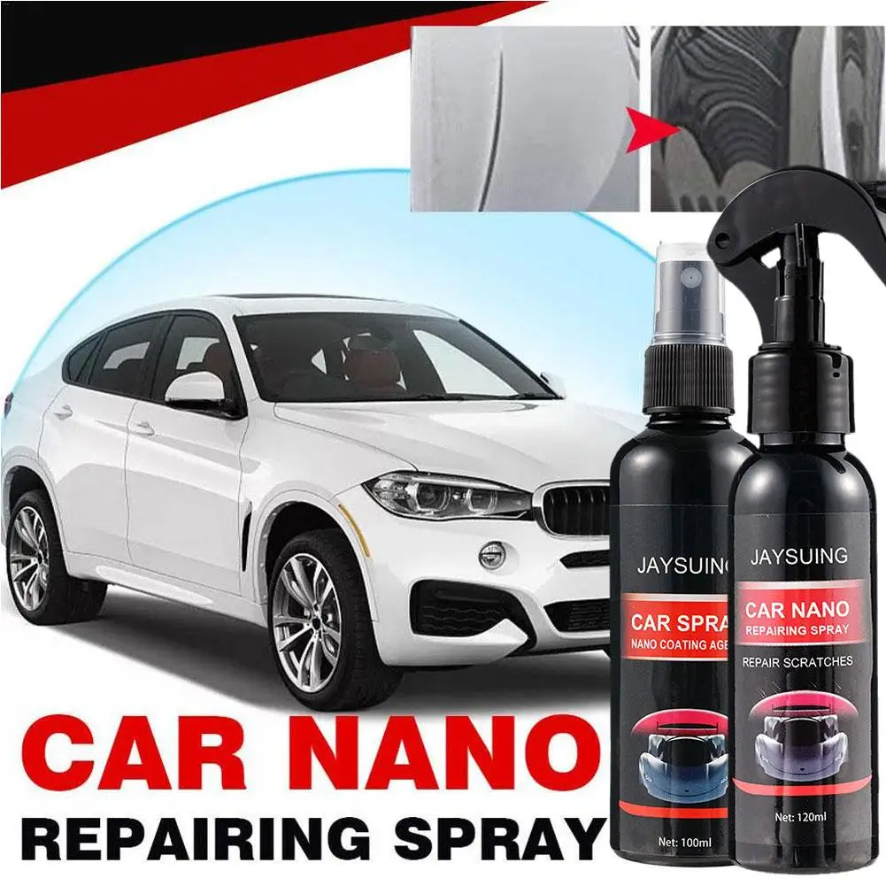 CharacterAuto Scratch Removal Spray, Repair Polish Paint, Wash Car, Ceramic Sealant Coating, W1T7, 100 ml, 120ml