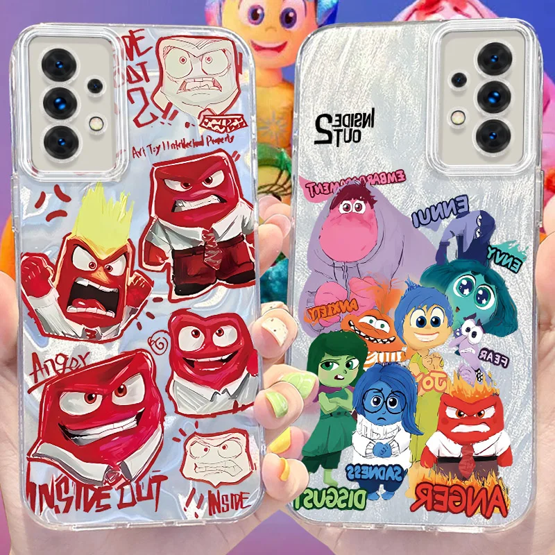 Etui Disney Inside Out 2 do Samsung Galaxy S24 S23 Ultra Plus S21 FE A73 A72 A71 A54 A53 A52 A51 A50 A34 A33 4G 5G Hard Cover