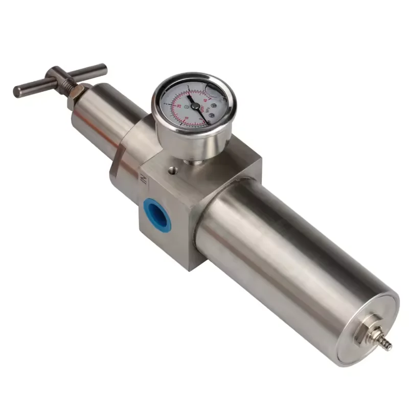 

Stainless 316L Steel SFR200 Pneumatic Valves Filter Regulator and Regulator Two Combination 100bar Pressure