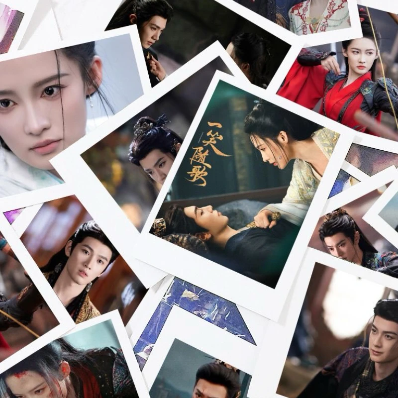 

30/50PC No Repeat Chen Zheyuan Li Qin Poster Lomo Card Pai Li De TV Fated Hearts Feng Suige Drama Stills 3 Inch Small Cards