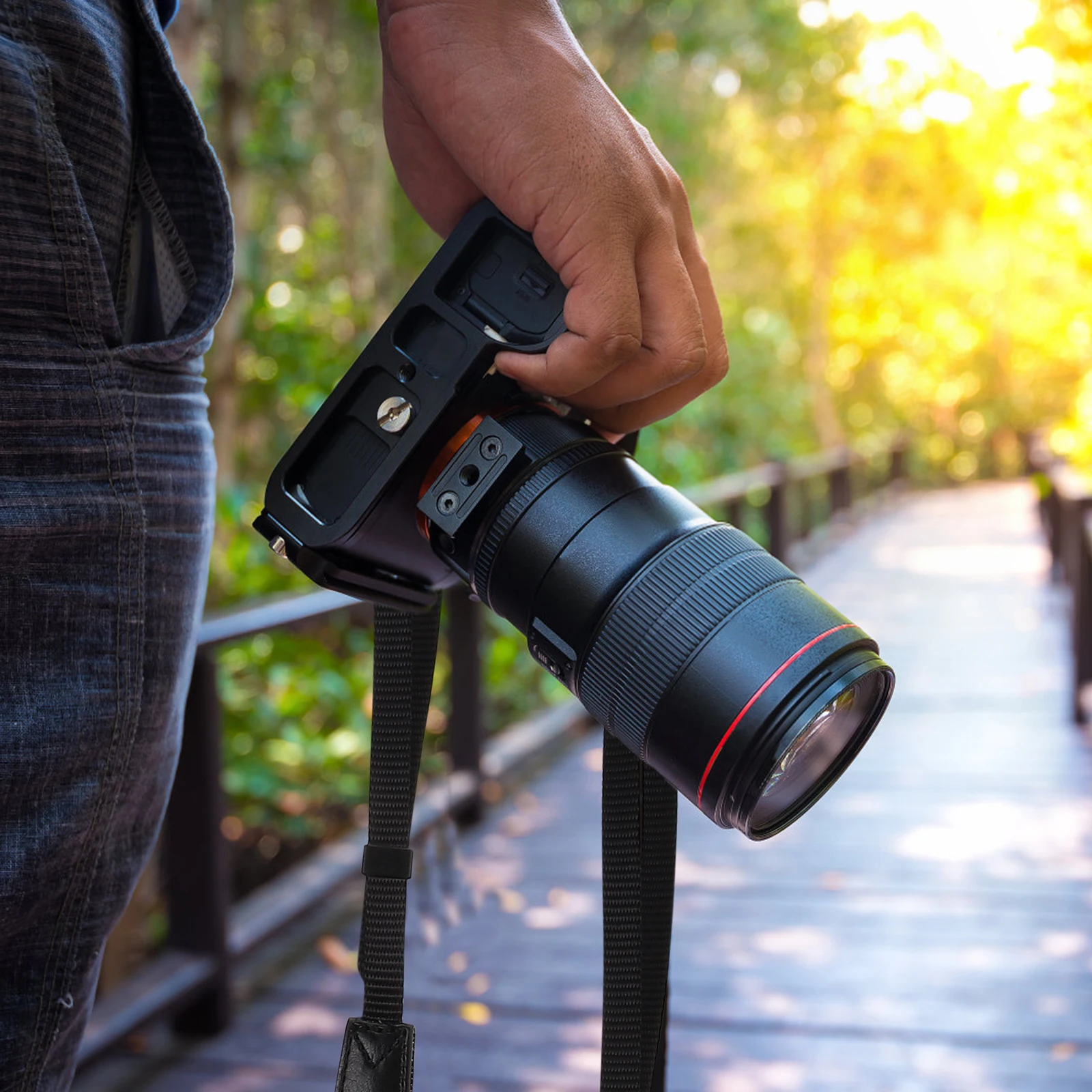 

1 set Camera Strap Lightweight Anti-Lost Quick Release Safety Design For Travel Mountaineering Cycling Photography Accessory