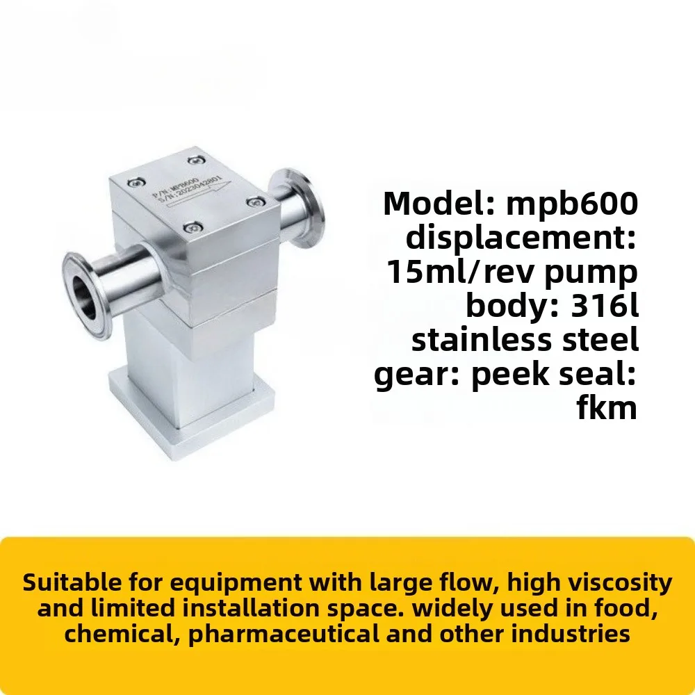 

Микровертикальный самовсасывающий шестеренный насос из нержавеющей стали для автоматической наполнения упаковочной машины, дозирующая система