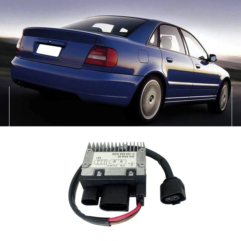 

Модуль блока управления вентилятором 8D0959501C для A4 1998-1999 A6 1998-2005 для Passat 1997-2005 для Skoda Superb 2002-2008-M53K