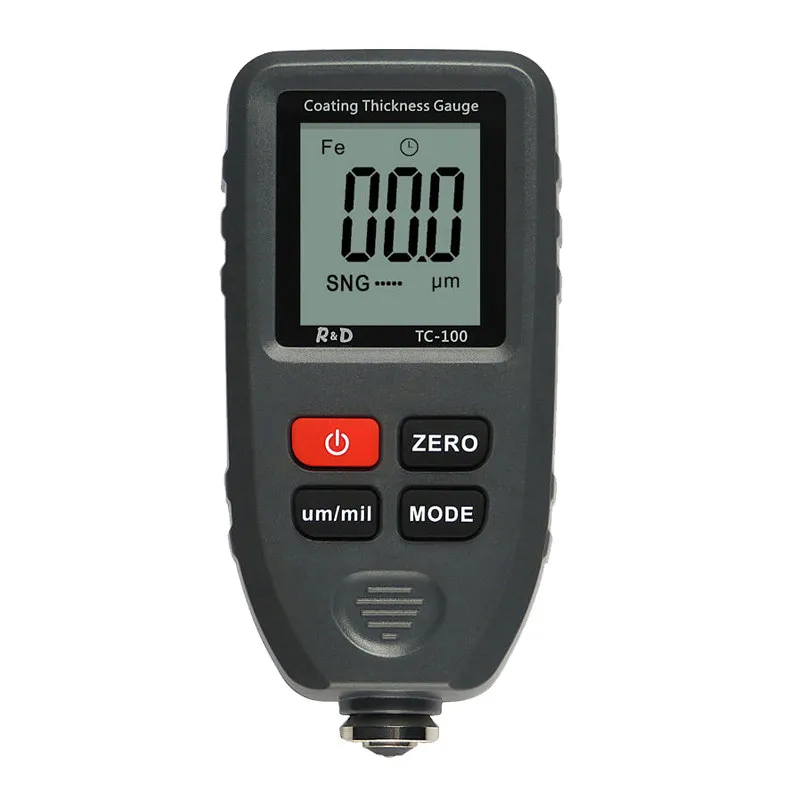 High Precision Coating Thickness Gauge for Automotive Galvanized Coating Film Paint Surface Measuring Instrument TC-100