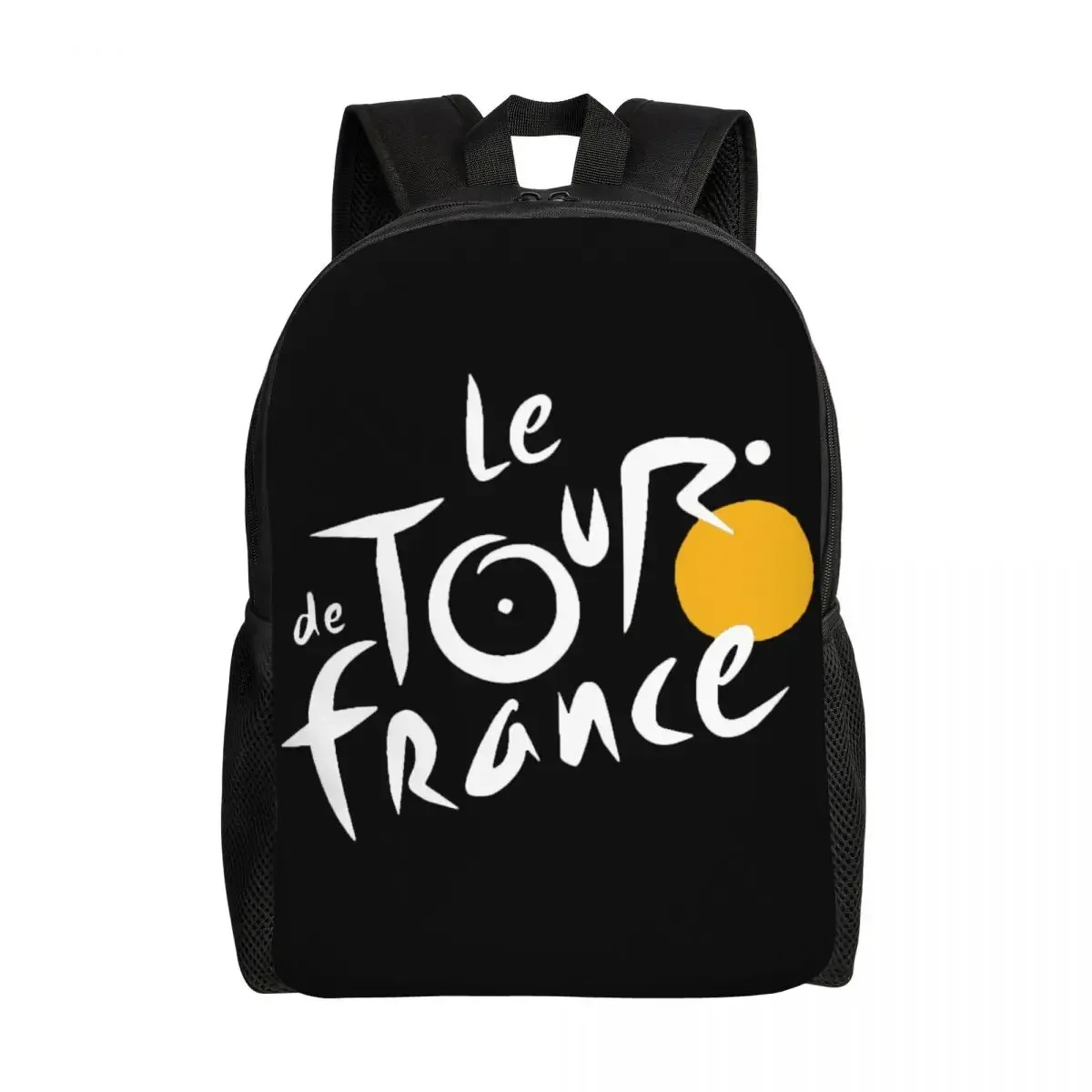 Custom Le Tour The France Laptop Backpack Men Women Fashion Bookbag for College School Students French Bicycle Bag