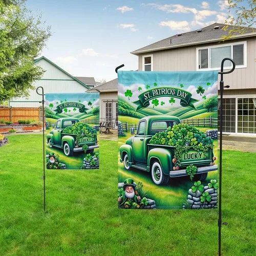St Patrick's Day Loads Of Truck Flag Graden Flag XXH LLP LLX uui