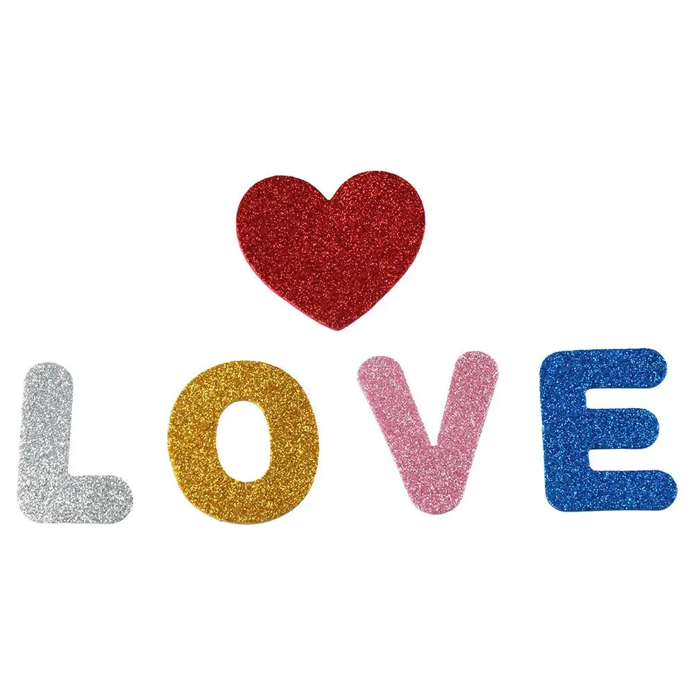 140pcs Glitter Foam Letter Stickers Set,Colorful Alphabet Stickers Self-Adhesive A-Z Alphabet Stickers DIY Craft for Scrapbooks