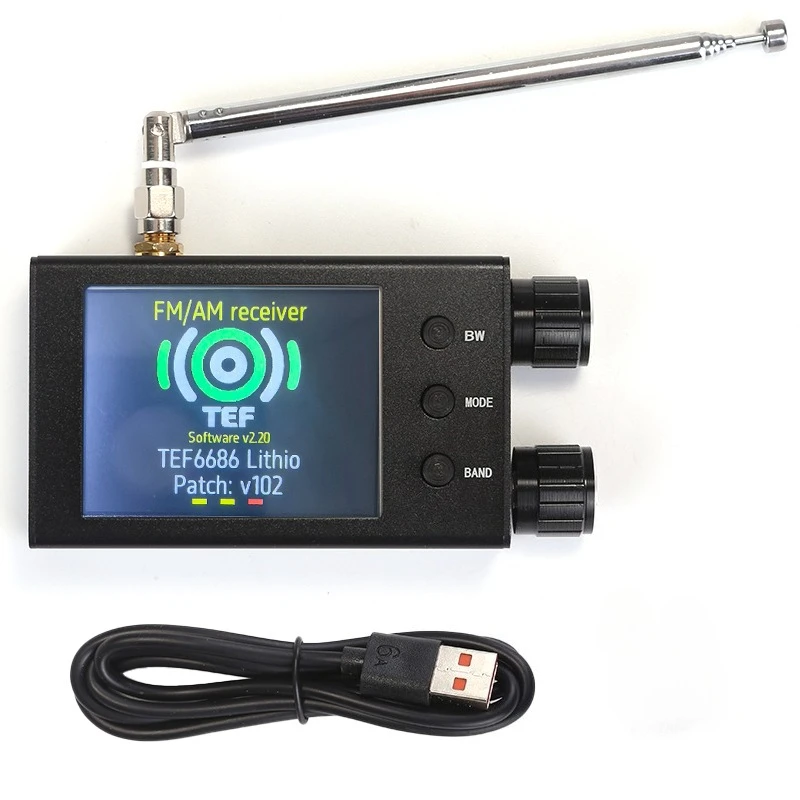 Metal Case TEF6686 with  touch Screen  All Band Radio  FM/LW/MW/SW Radio Receiver