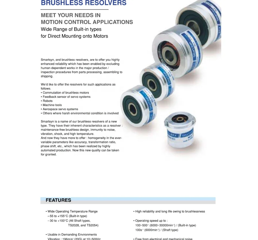 Garanzia nuova e originale 1 anno RESOLVERS BRUSHLESS Encoder rotativo muslimex