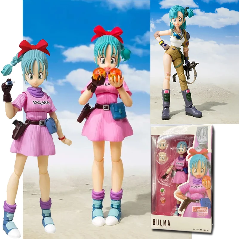 Dragon Ball Z Bulma figura S.H.Figuarts Bulma Anime comienzo de una gran colección de aventuras figuras modelo juguetes regalos de cumpleaños