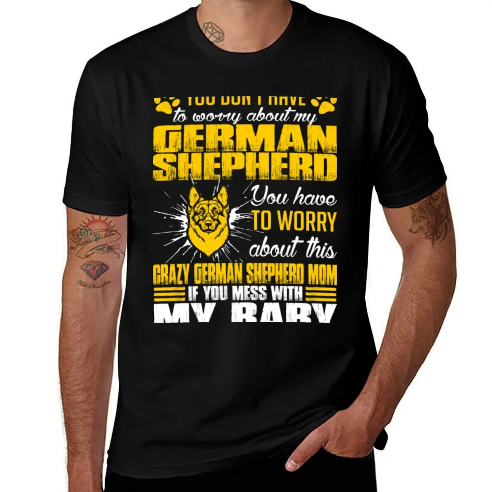 You Worry About German Shepherd Dog Mom Tshirt T-Shirt Lightweight Hiking T-Shirt