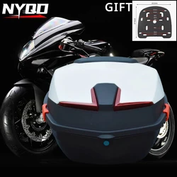 Motorcycle Trunk Universal Large Trunk Thickened Electric Scooter Back Toolbox with Lock Buckle Available In Multiple Colors