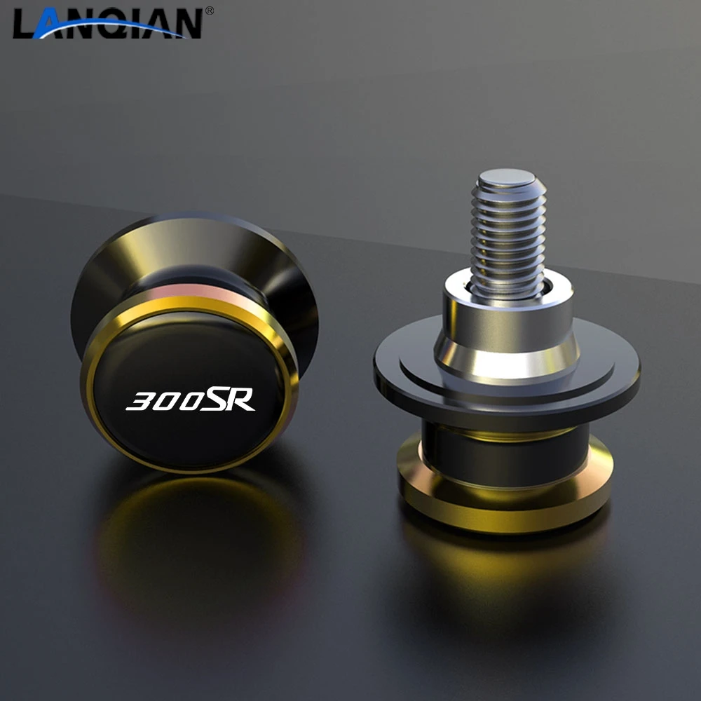 

For CFMOTO CF MOTO 300SR 300 SR 2022 2023 2024 10MM Motorcycle Swing Arm Stand Screw Swingarm Spools Sliders Accessories