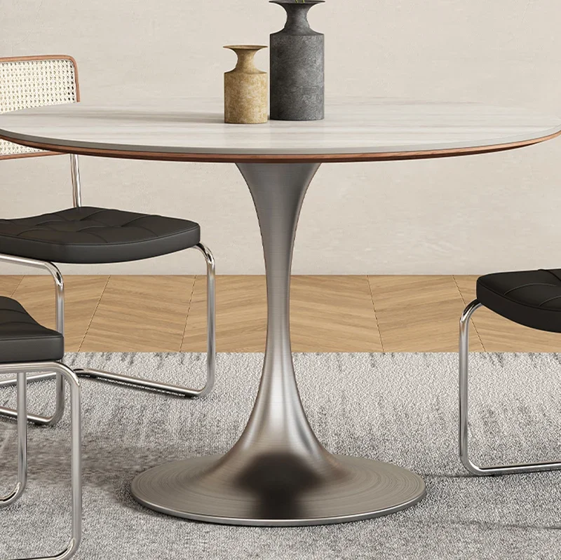 دراسة طاولة طعام مستديرة قطعة مركزية الشمال تصميم صغير طاولة طعام القهوة غرفة المعيشة مركز Stoly Do Jadalni أثاث المنزل