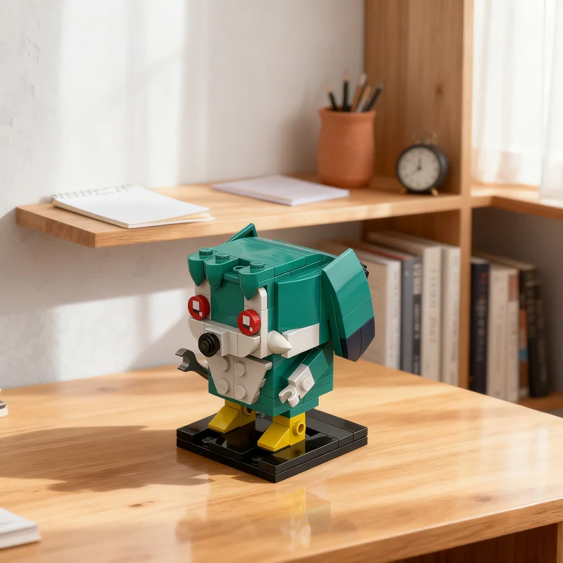 

126pcs MOC Kit The Fennec Brickheadz Model Building Blocks Construction Creative Christmas Gifts Idea Education Toys Kids Brick