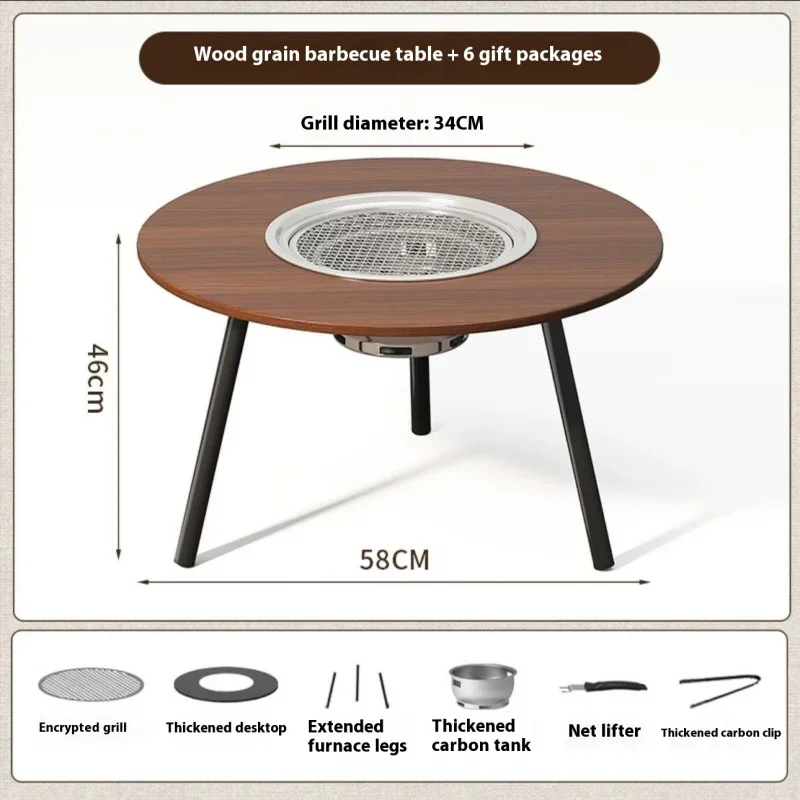 outdoor-bbq-patio-grill-detachable-storage-table-legs-home-indoor-fire-pit-outdoor-camping-tea-brewing-stove