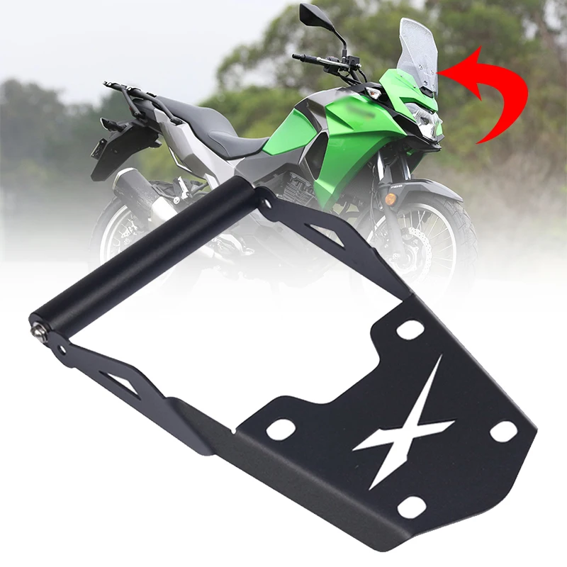 

Fit For Kawasaki Versys X300 2017-2019 Motorcycle Modified Accessories CNC Aluminium Alloy Versys X 300 GPS Navigation Bracket