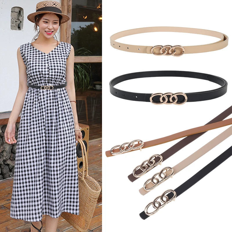 

Women's Belt Trend Fashion Retro Versatile Dress Decoration Waistband Niche Design Thin Belt