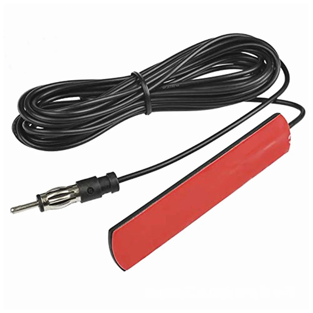 Car AM FM Radio Antenna Signal Amplifier Booster 12V Universal Antena Booster 5m Car Electronic Radio Antenna Front Windshield