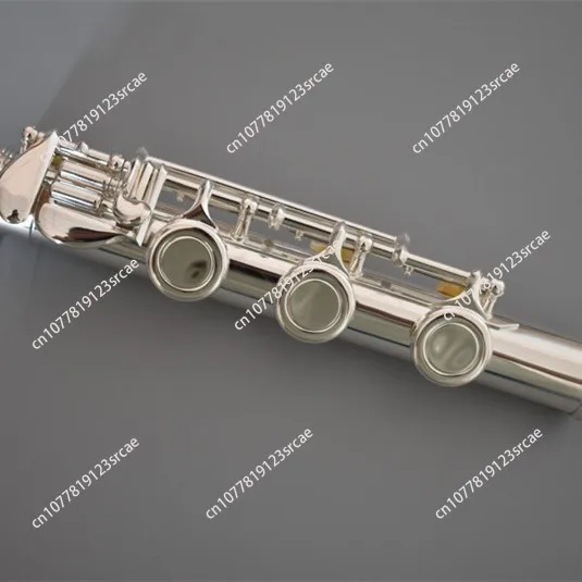 

Musical instrument: 17-key flute lower joint (second joint), B footjoint, accessories, repair, silver plating, diameter 20mm