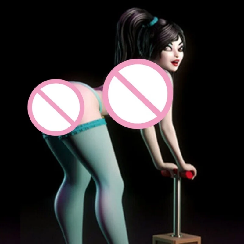 Blast Girl Version 1 Resin Figure 1/24 Scale 75mm  Assembly Model Kit Unassembled and Unpainted Diorama Toys