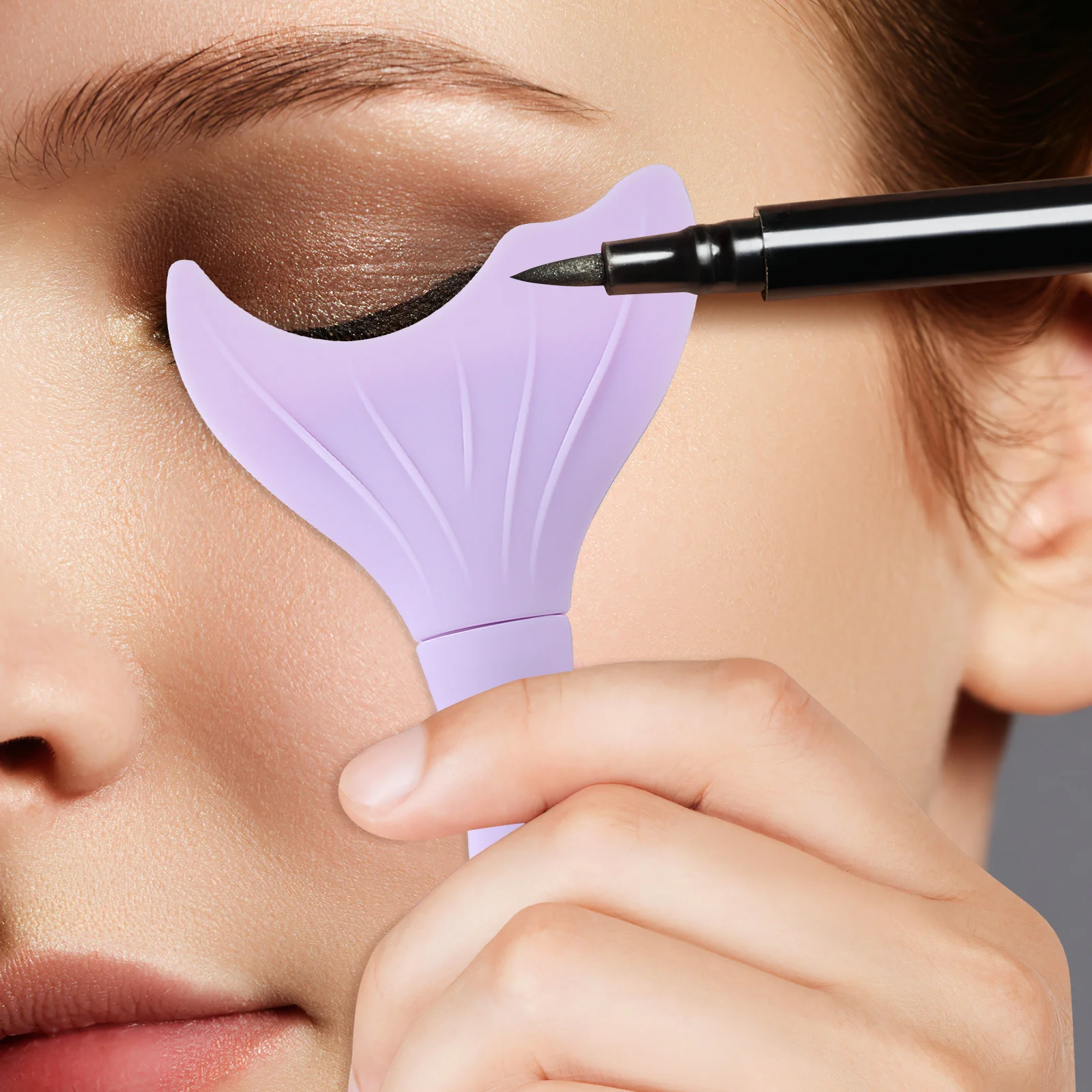 Herramienta protectora para pestañas, peine para prevención de manchas, protector para máscara, delineador de ojos, tablero guía, aplicador de maquillaje, 3 uds.