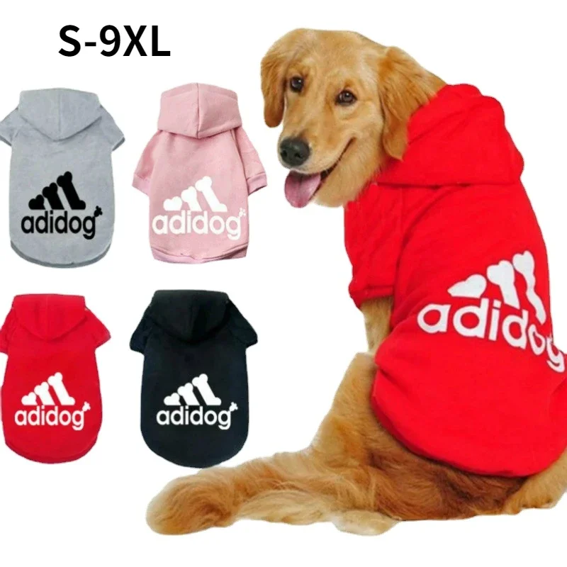 New 2021 Winter Pet Dog Clothes Dogs Hoodies Fleece Warm Sweatshirt Small Medium Large Dogs Jacket Clothing Pet Costume Dogs Clo