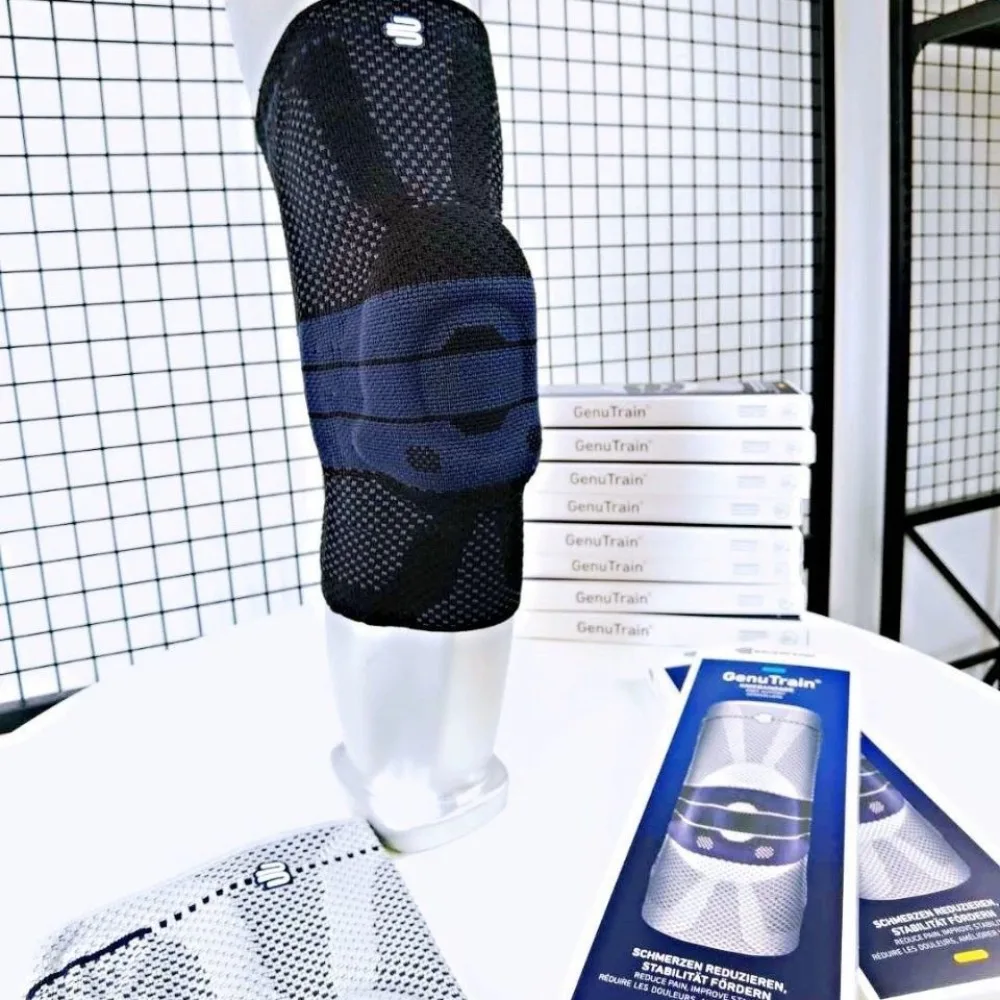 Luxury Brand GenuTrain 8th Non-Slip Knee Brace Knit Compression Knee Sleeve Basketball Running Meniscus Recovery Sport Protector
