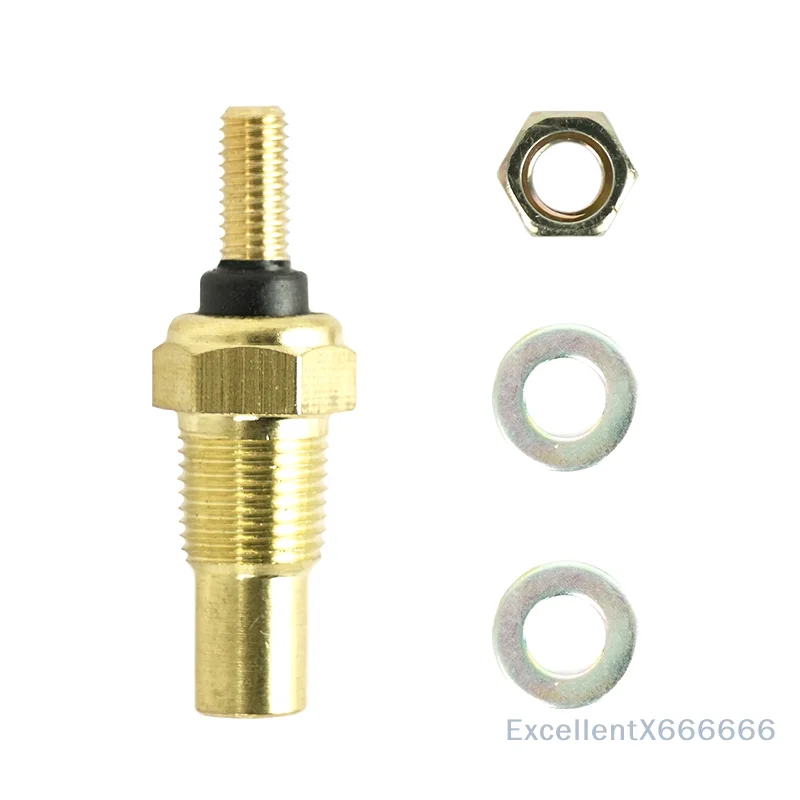 12V 1/8 NPT レーシングカーオイル温度センサー 水温センサー 水温計 ゲージセンサー TSU01