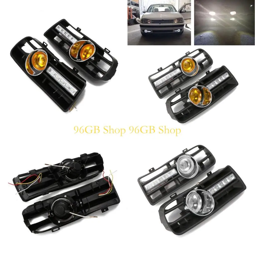 

96 ГБ 2PCS Дневной беговой легкая полоска Кардона Декоративная светодиодная лампа DRL Lamp