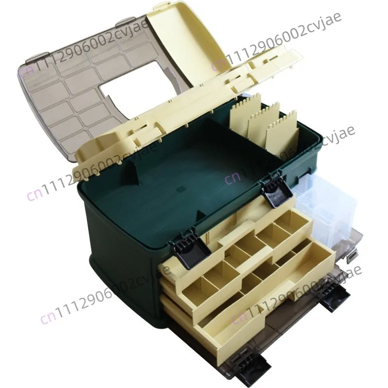 Luya large fishing box multi-functional thickened anti-drop sea fishing tool  portable storage portable portable bait box
