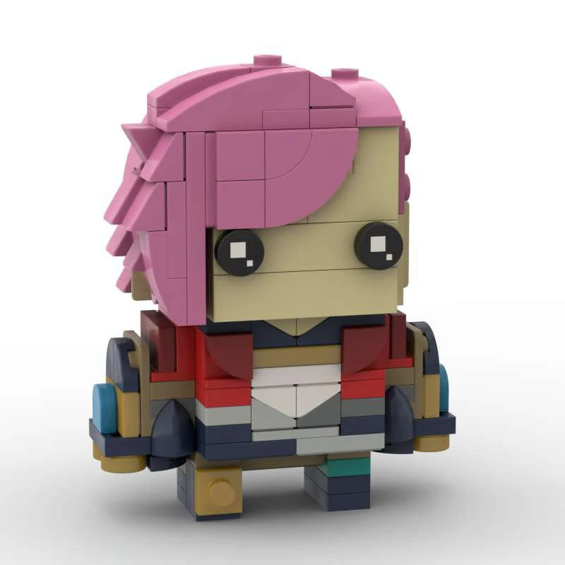 Bricklink bataille de deux villes Anime arcanes figurines briques ensembles Jayce Caitlyn Jinx Vi poupée d'action blocs de construction jouets pour enfants