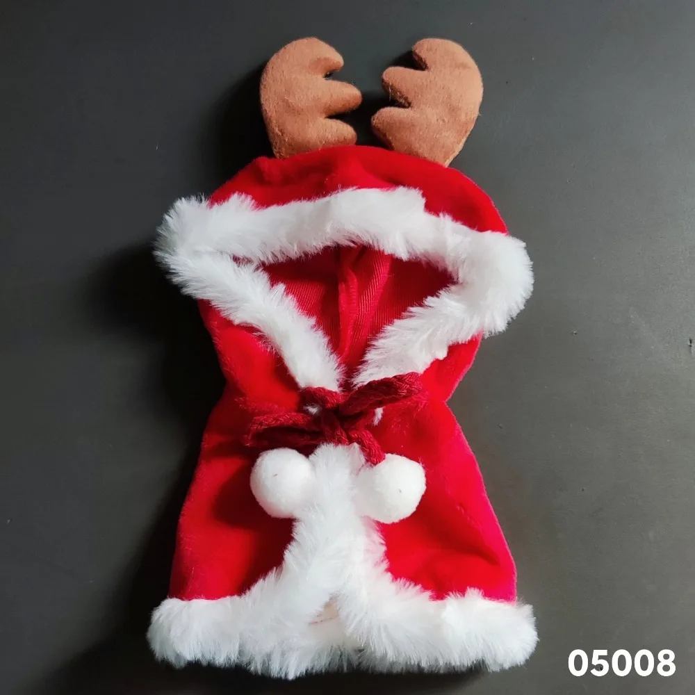 17 سنتيمتر ملابس دمية قطيفة صغيرة الزي اكسسوارات ل Labubu أيدول V1 V2 عيد الميلاد كوكي رجل سترة قبعة الملابس هدية السنة الجديدة #5